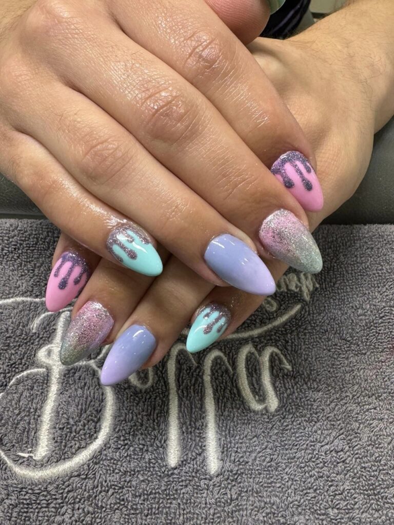 Nail and lash work at Bella Nails, Headspa & Lash