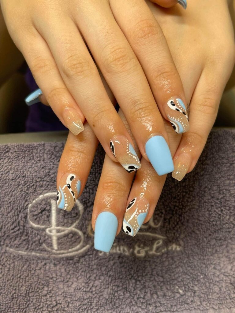 Nail and lash work at Bella Nails, Headspa & Lash